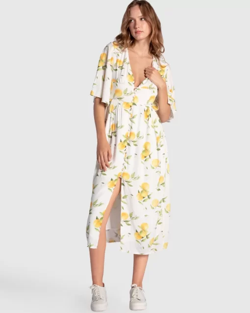 Belle & Bloom Crazy Love Button Up Dress - Orchard Sale