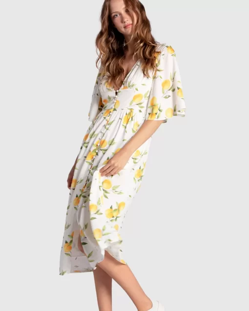 Belle & Bloom Crazy Love Button Up Dress - Orchard Sale