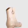 Belle & Bloom Dallas Mini Western Boot - Dusty Pink Cheap