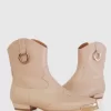 Belle & Bloom Dallas Mini Western Boot - Dusty Pink Cheap