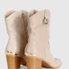 Belle & Bloom Dallas Western Boot - Stone Fashion