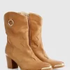 Belle & Bloom Dallas Western Boot - Tan Fashion