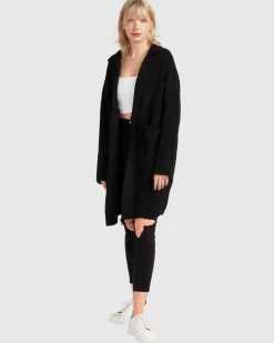 Belle & Bloom Days Go By Sustainable Blazer Cardigan - Black New