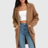 Belle & Bloom Days Go By Sustainable Blazer Cardigan - Camel Cheap