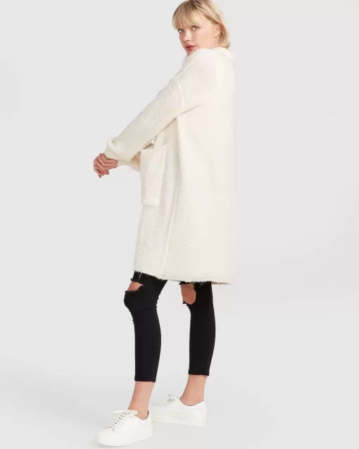 Belle & Bloom Days Go By Sustainable Blazer Cardigan - Cream Cheap