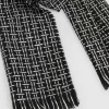 Belle & Bloom Downtown Textured Scarf - Black Fashion