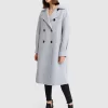 Belle & Bloom Dream Lover Loose Fit Wool Blend Coat - Grey Discount