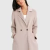 Belle & Bloom Electric Feel Drawstring Coat - Sand Online