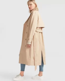 Belle & Bloom Empirical Trench Coat - Camel Sale