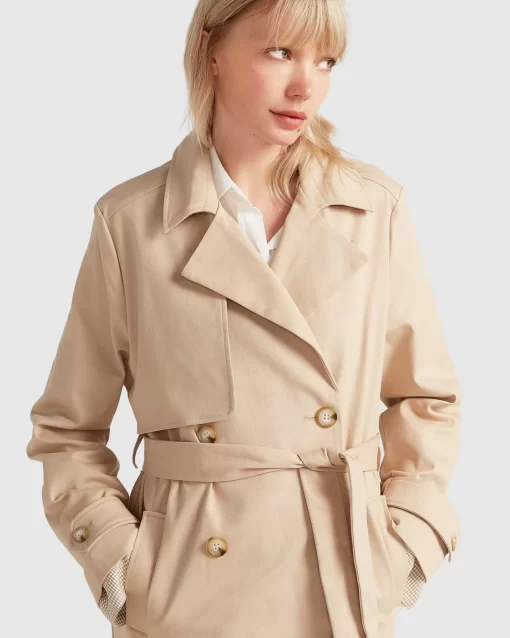 Belle & Bloom Empirical Trench Coat - Camel Sale