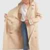 Belle & Bloom Empirical Trench Coat - Camel Sale