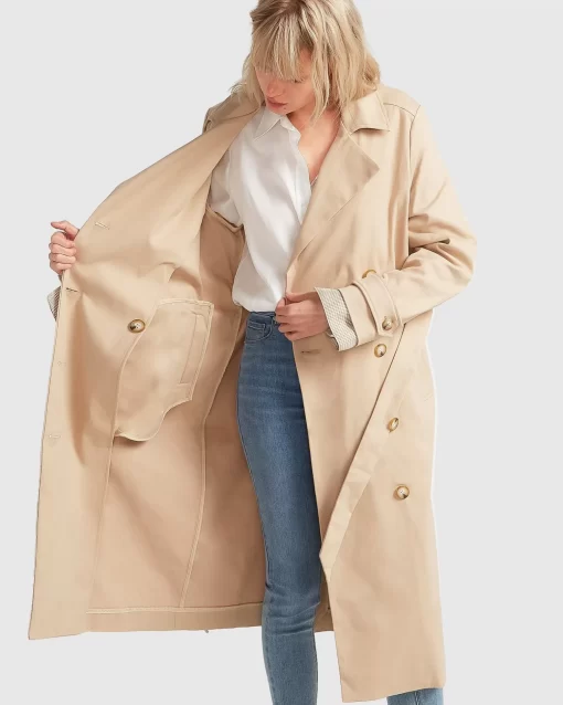 Belle & Bloom Empirical Trench Coat - Camel Sale