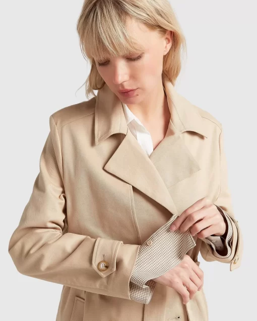 Belle & Bloom Empirical Trench Coat - Camel Sale