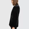 Belle & Bloom Eternity Velvet Blazer - Black Cheap