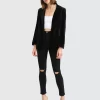 Belle & Bloom Eternity Velvet Blazer - Black Cheap