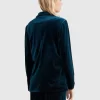 Belle & Bloom Eternity Velvet Blazer - Dark Teal Cheap