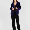 Belle & Bloom Eternity Velvet Blazer - Royal Blue Store