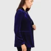 Belle & Bloom Eternity Velvet Blazer - Royal Blue Store