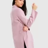 Belle & Bloom Ex-Boyfriend Wool Blend Oversized Jacket - Lilac Cheap