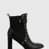 Belle & Bloom Fast Lane Studded Boot - Black Flash Sale