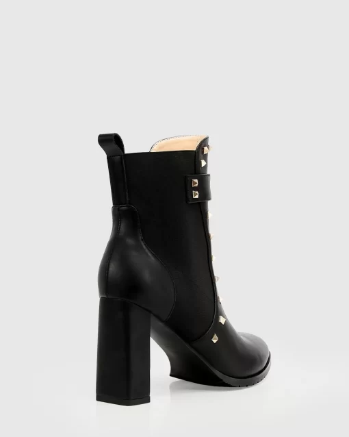 Belle & Bloom Fast Lane Studded Boot - Black Flash Sale