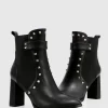 Belle & Bloom Fast Lane Studded Boot - Black Flash Sale