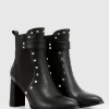 Belle & Bloom Fast Lane Studded Boot - Black Flash Sale