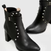 Belle & Bloom Fast Lane Studded Boot - Black Flash Sale