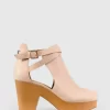 Belle & Bloom Fearless Clog Ankle Boot - Blush New