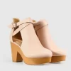 Belle & Bloom Fearless Clog Ankle Boot - Blush Sale