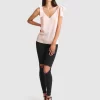 Belle & Bloom Feel For You V-Neck Top - Blush Flash Sale