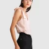 Belle & Bloom Feel For You V-Neck Top - Blush Flash Sale