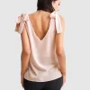 Belle & Bloom Feel For You V-Neck Top - Blush Flash Sale