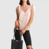 Belle & Bloom Feel For You V-Neck Top - Blush Flash Sale