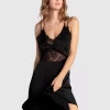 Belle & Bloom Feel It Still Lace Trim Mini Dress - Black Best