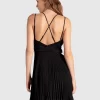 Belle & Bloom Feel It Still Lace Trim Mini Dress - Black Best