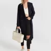 Belle & Bloom Front Runner Belted Coat - Navy Cheap