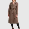 Belle & Bloom Front Runner Belted Coat - Walnut New