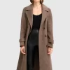 Belle & Bloom Front Runner Belted Coat - Walnut New