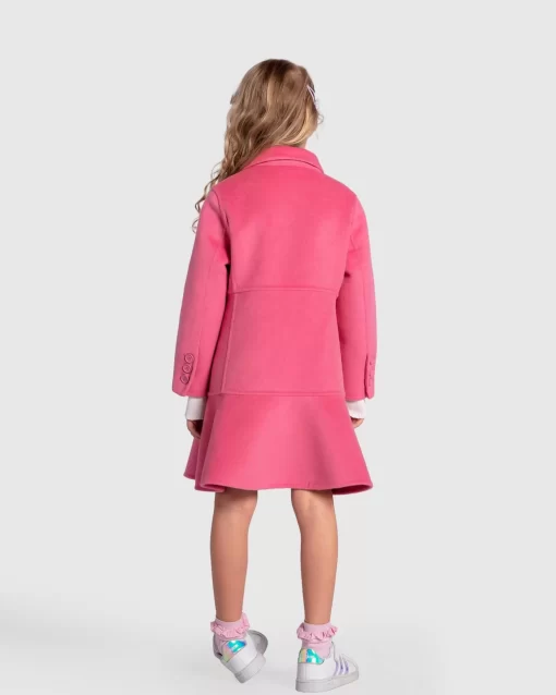 Belle & Bloom Good Manners Wool Blend Fitted Coat - Pink Sale