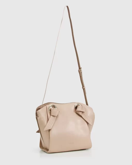 Belle & Bloom Heart Of Gold Leather Shoulder Bag - Latte Best Sale