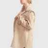 Belle & Bloom Heavy Hearted Detachable Hooded Coat - Pale Oat Best