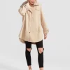 Belle & Bloom Heavy Hearted Detachable Hooded Coat - Pale Oat Best