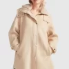 Belle & Bloom Heavy Hearted Detachable Hooded Coat - Pale Oat Best