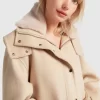 Belle & Bloom Heavy Hearted Detachable Hooded Coat - Pale Oat Best