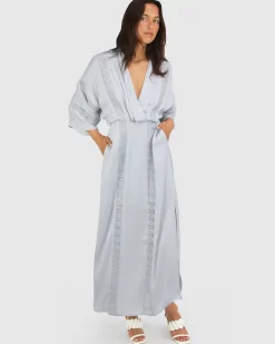 Belle & Bloom Hideaway Maxi Dress - Light Blue Best Sale