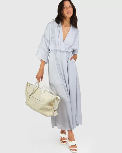 Belle & Bloom Hideaway Maxi Dress - Light Blue Best Sale