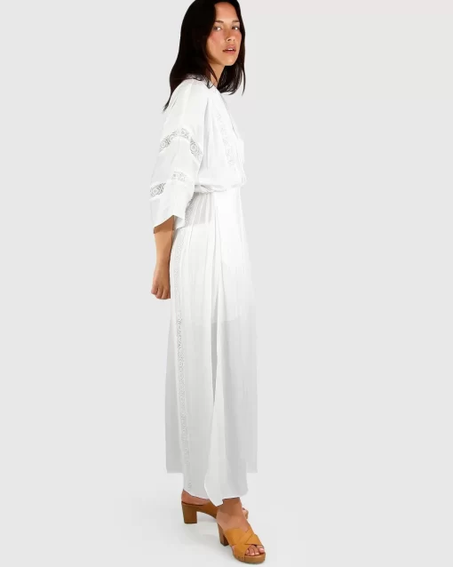 Belle & Bloom Hideaway Maxi Dress - White Outlet