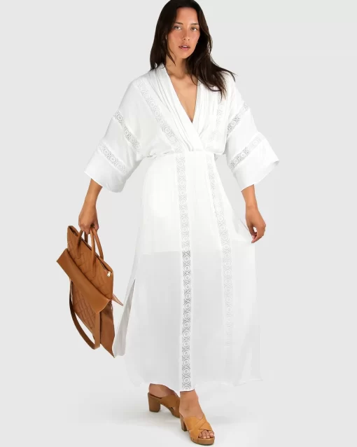 Belle & Bloom Hideaway Maxi Dress - White Outlet