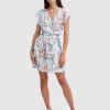 Belle & Bloom I'M The Star Wrap Dress - Light Blue Hot